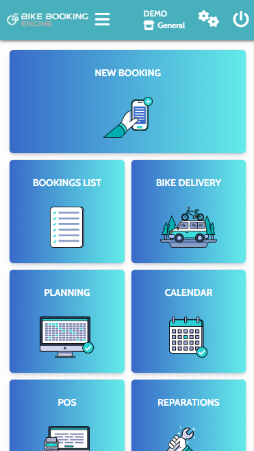 screenshot of Bike Booking Engine